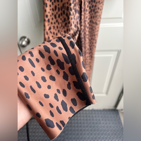 Good American Reversible Catsuit XS/S Leopard & Black Stretch Jumpsuit - Picture 7 of 12